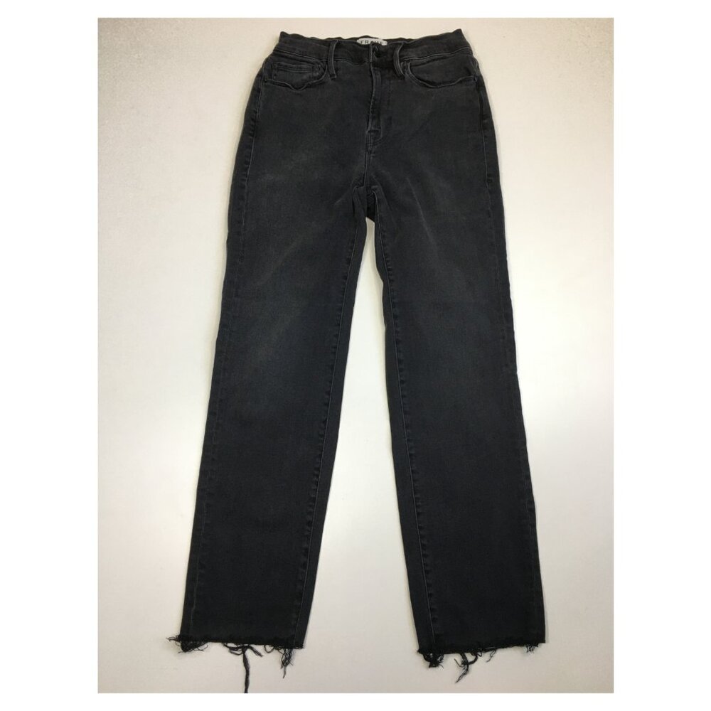 FRAME Fletcher Wash Le Nouveau Straight Raw Edge Hem 5 Pocket Jeans